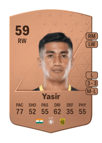 Mohammed Yasir Common 59 OVR