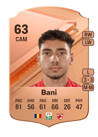 Ahmed Bani Rare 63 OVR