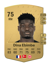 Junior Dina Ebimbe Common 75 OVR