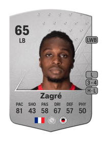 Arthur Zagré Common 65 OVR