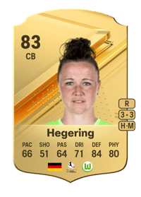 Marina Hegering Rare 83 OVR