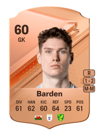 Daniel Barden Rare 60 OVR