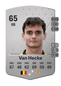 Jannes Van Hecke Common 65 OVR