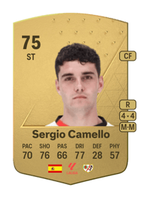 Sergio Camello Common 75 OVR