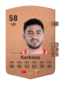 Nurettin Korkmaz Common 58 OVR