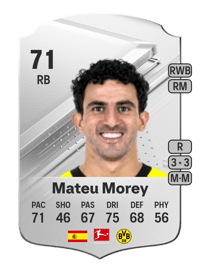 Mateu Morey Rare 71 OVR