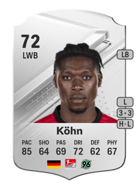 Derrick Köhn Rare 72 OVR