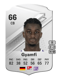 Maxwell Gyamfi Rare 66 OVR