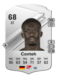 Sirlord Conteh Rare 68 OVR