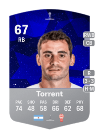 Fernando Torrent CONMEBOL Sudamericana 67 OVR