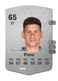 Facundo Pons Common 65 OVR