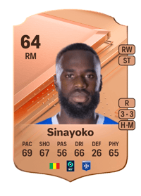 Lassine Sinayoko Rare 64 OVR