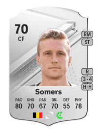 Thibo Somers Rare 70 OVR