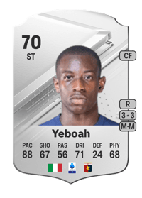 Kelvin Yeboah Rare 70 OVR