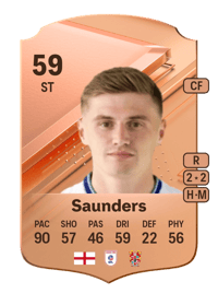 Harvey Saunders Rare 59 OVR