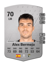 Álex Bermejo Common 70 OVR