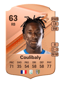 Woyo Coulibaly Rare 63 OVR