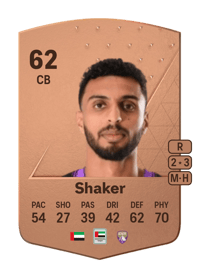 Mohammed Shaker Common 62 OVR