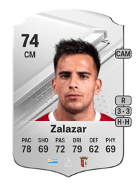 Rodrigo Zalazar Rare 74 OVR