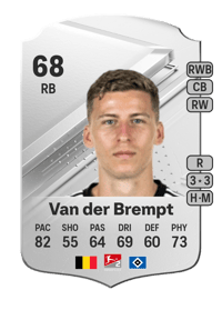 Ignace Van der Brempt Rare 68 OVR