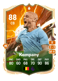 Vincent Kompany UT Heroes 88 OVR