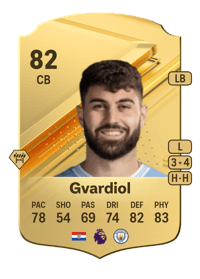 Joško Gvardiol Rare 82 OVR