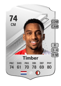 Quinten Timber Rare 74 OVR