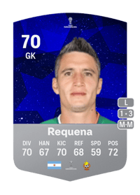 Leandro Requena CONMEBOL Sudamericana 70 OVR