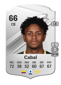 Juan David Cabal Rare 66 OVR