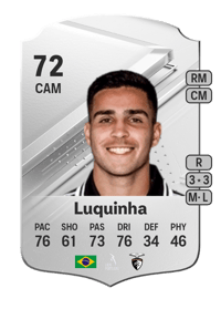 Luquinha Rare 72 OVR