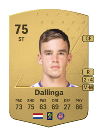 Thijs Dallinga Common 75 OVR