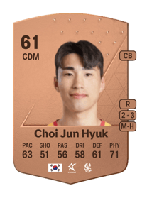Choi Jun Hyuk Common 61 OVR