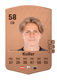 Paul Koller Common 58 OVR
