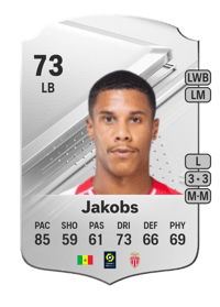 Ismail Jakobs Rare 73 OVR