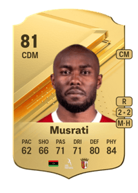Ali Musrati Rare 81 OVR