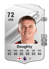 Alfie Doughty Rare 72 OVR