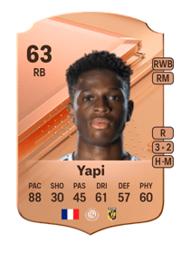 Romaric Yapi Rare 63 OVR