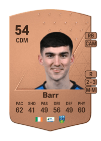 Brendan Barr Common 54 OVR