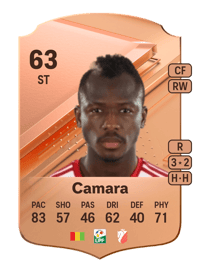 Sekou Camara Rare 63 OVR