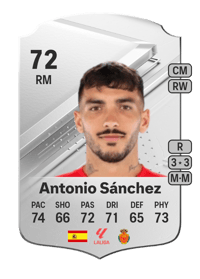 Antonio Sánchez Rare 72 OVR