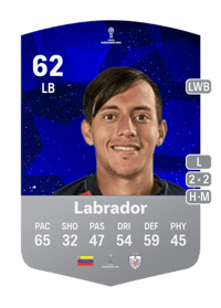 Omar Labrador CONMEBOL Sudamericana 62 OVR