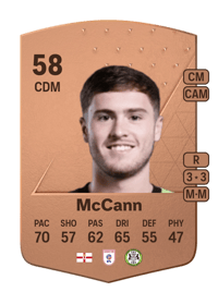 Charlie McCann Common 58 OVR