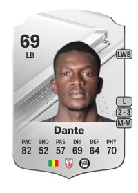 Amadou Dante Rare 69 OVR