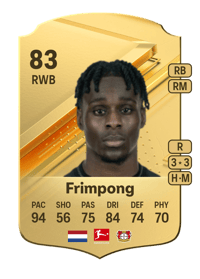 Jeremie Frimpong Rare 83 OVR