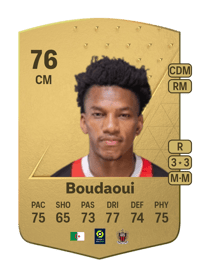 Hicham Boudaoui Common 76 OVR