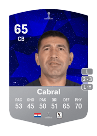 Luis Cabral CONMEBOL Sudamericana 65 OVR