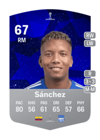 Jhon Sánchez CONMEBOL Sudamericana 67 OVR