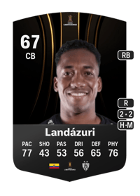 Anthony Landázuri CONMEBOL Libertadores 67 OVR