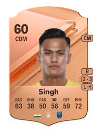 Jeakson Singh Rare 60 OVR