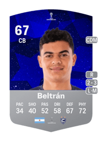 Carlos Beltrán CONMEBOL Sudamericana 67 OVR